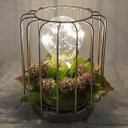 Ver imagem 2 de Luminária Lanterna Led Arranjo de Mesa Enfeite Natalino 15cm