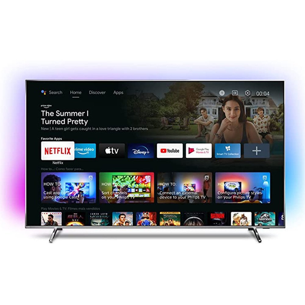 Smart TV Philips 65 UHD 4K Mini Led 65PML9507/78 Android Ambilight Dolby Vision Atmos - 3