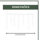 Ver imagem 4 de Cascata 400 LED 10m Branco Quente Natal Pisca Pisca Lâmpada Luz 8 Funções/Fixo Decoração Festa 220V
