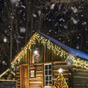 Ver imagem 2 de Cascata 400 LED 10m Branco Quente Natal Pisca Pisca Lâmpada Luz 8 Funções/Fixo Decoração Festa 220V