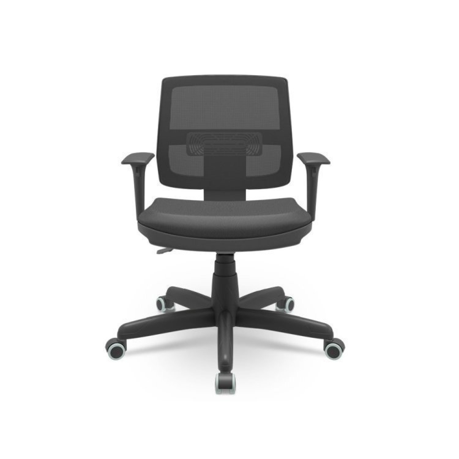 Kit 5 Cadeiras para Escritório Diretor Ergonômica Giratória Executiva Brizza NR17 Plaxmetal - 2
