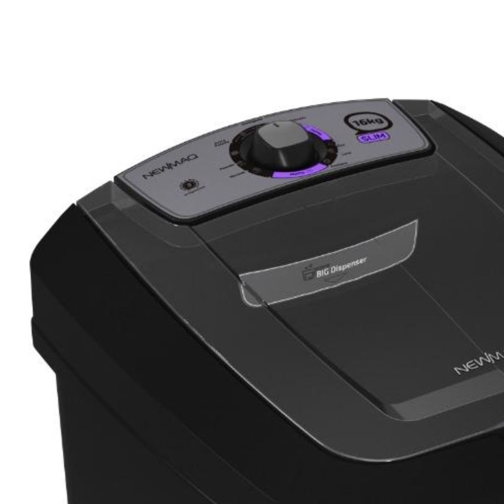 Lavadora Slim 16 Kg 9 Programas De Lavagem 7992 Newmaq - 3