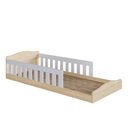 Ver imagem 5 de Cama com Colchão Gazin Solteiro Montessoriana Encanto Completa Móveis Carvalho Branco