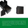 Kit p/ Porta Correr Trilho Alumínio 35x35 1,20m Preto - 8