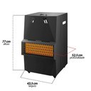 Ver imagem 2 de Aquecedor De Ambiente a Gás P13 Portátil Estufa Anti-Risco