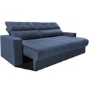 Ver imagem 2 de Sofá Retrátil e Reclinável 1,70m Clean Cama Inbox Velusoft Azul