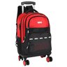 Mochila Escolar de Rodinhas 360 Avengers Vermelho Luxcel - 2