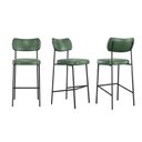 Ver imagem 1 de Kit 03 Banquetas Media Melissa Bar Cozinha Verde Musgo