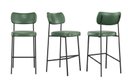 Ver imagem 1 de Kit 03 Banquetas Media Melissa Bar Cozinha Verde Musgo