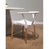 Conjunto Mesa Madeira Maciça 4 Cadeiras Wishbone Amarílis Yescasa Espresso Móveis - 16