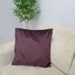 2 Capas de Almofadas 50x50 + 2 Capa 30x50cm Glamour Bordo - 2