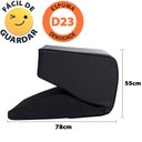 Ver imagem 4 de Puff Poltrona Gamer Ortopédica de Espuma Anatômica Bf Colchões