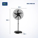 Ver imagem 2 de Ventilador Coluna Turbo Pro 55 150w 220v Nvc-pro-55 Mondial