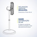 Ver imagem 5 de Ventilador Coluna Turbo Pro 55 150w 220v Nvc-pro-55 Mondial
