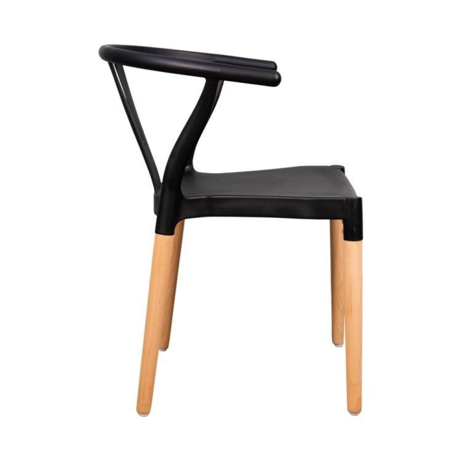 Conjunto Mesa Madeira Maciça 4 Cadeiras Wishbone Amarílis Yescasa Espresso Móveis - 12