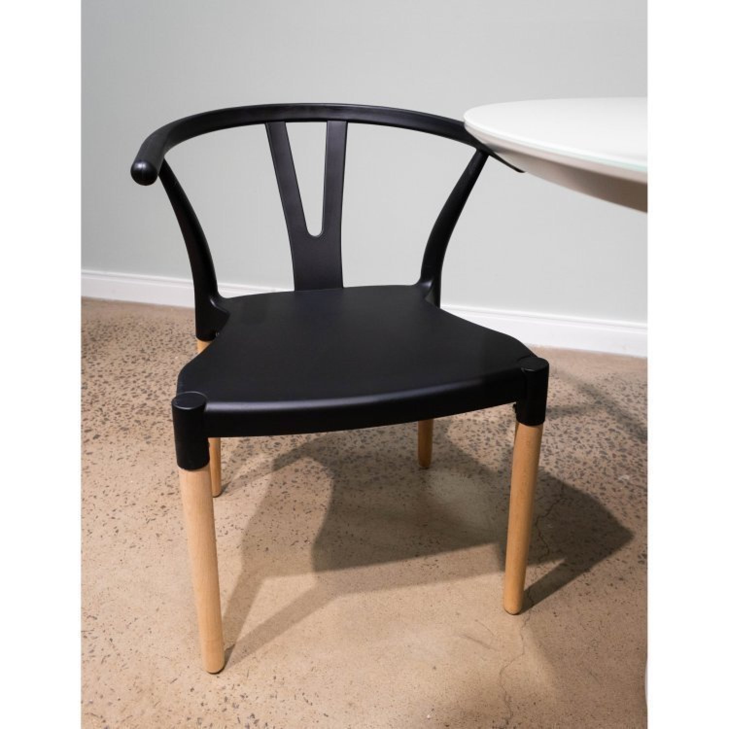 Conjunto Mesa Madeira Maciça 4 Cadeiras Wishbone Amarílis Yescasa Espresso Móveis - 17