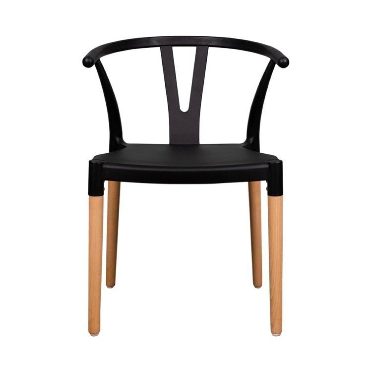 Conjunto Mesa Madeira Maciça 4 Cadeiras Wishbone Amarílis Yescasa Espresso Móveis - 14