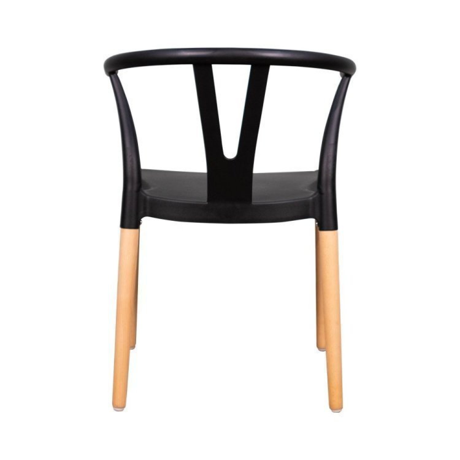 Conjunto Mesa Madeira Maciça 4 Cadeiras Wishbone Amarílis Yescasa Espresso Móveis - 10