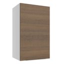 Ver imagem 1 de Armário Aéreo Madesa Stella 40 cm 1 Porta Branco/Rustic