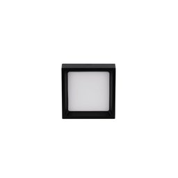 Plafon Deep Led 12W Quadrado 3000k Preto Stella - 2