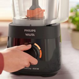 Multiprocessador Philips Walita 600w powerchop Ri7300 Preto 127v - 5