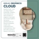 Ver imagem 6 de Espelho Orgânico Cloud 70x50cm Decorativo Barato Minimalista - Fita Dupla Face