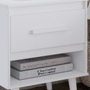Ver imagem 4 de Mesa de Cabeceira Mila 1 Gaveta Moblis:Branco
