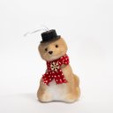Ver imagem 1 de Kit 4 Enfeites Cachorro Pendente Decoração Natal Isopor 15cm