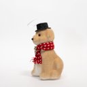 Ver imagem 3 de Kit 4 Enfeites Cachorro Pendente Decoração Natal Isopor 15cm