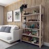 Expositor Roupas Quarto Ambientes Madeira Pinus - 1