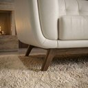 Ver mais imagens de Sofa Living 2 Lugares Bellare 180 cm Pes Madeira Courino Tcs 725 Moll