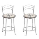 Ver imagem 2 de KIT 2 Banquetas Cromadas Bc26-c - E516