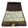 Domino Profissional 28 Pecas Osso com Maleta Luxo Jogo Profissional Estojo Caixa Completo - 3