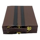 Ver imagem 2 de Domino Profissional 28 Pecas Osso com Maleta Luxo Jogo Profissional Estojo Caixa Completo