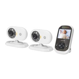 Babá Eletrônica Tela 2.4" Com 2 Câmeras 2.4ghz Visão Noturno Mbp-25 Motorola - 3