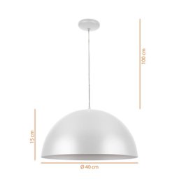 Pendente Aquarela Half Moon HM040ACWHPD Bronzearte - 2