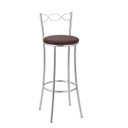 Ver imagem 4 de Kit 2 Banquetas Cromadas BC51-a - A109 Cinza/Cromada/Marrom