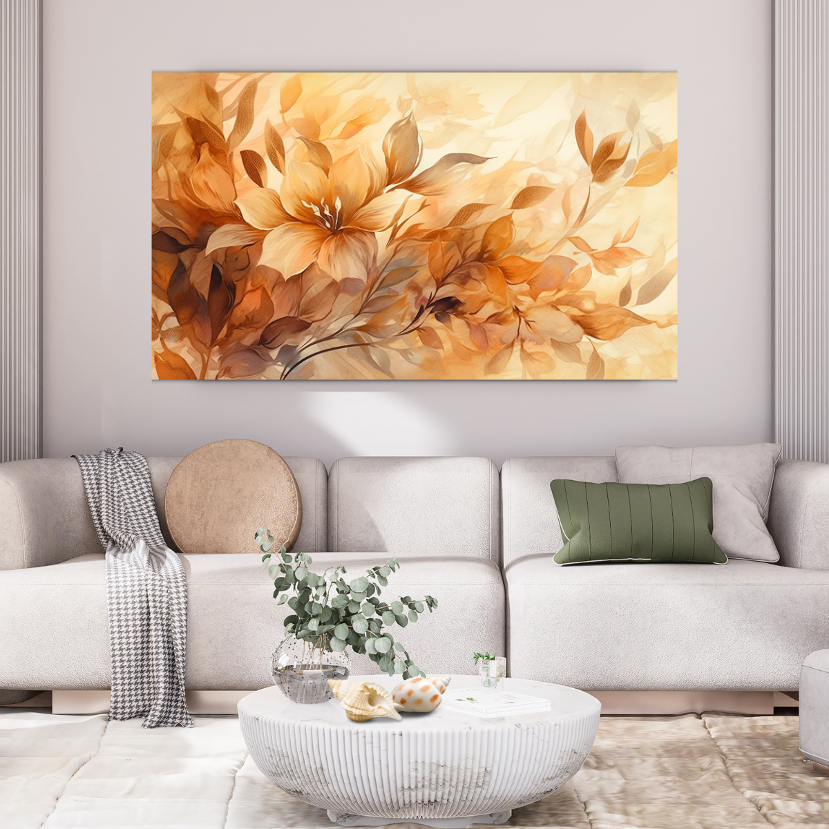 Quadro Decorativo Floral Primavera Amarela Impressão em Hd - 4