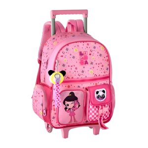 Mochila com Rodas Luluca Rosa - Clio