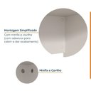 Ver mais imagens de Conjunto Home Office 4 Peças 2 Mesas 2 Gaveteiros Ficus 6 Gavetas 170cm CabeCasa MadeiraOriginals Branco