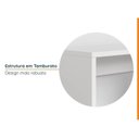 Ver imagem 6 de Conjunto Home Office 4 Peças 2 Mesas 2 Gaveteiros Ficus 6 Gavetas 170cm CabeCasa MadeiraOriginals Branco
