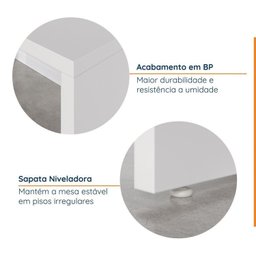 Conjunto Home Office 4 Peças 2 Mesas 120cm 2 Gaveteiros Ficus CabeCasa MadeiraMadeira - 7