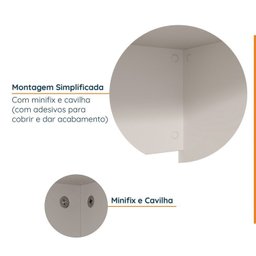 Mesa de Escritório com Gaveteiro e Nicho 220cm Ficus CabeCasa MadeiraMadeira - 8