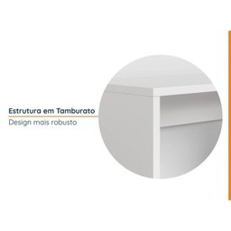 Mesa de Escritório com Gaveteiro e Nicho 220cm Ficus CabeCasa MadeiraMadeira - 6