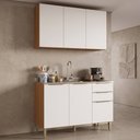 Ver imagem 2 de Armário de Cozinha com Balcão para Pia 6 Portas 2 Gavetas 100% MDF Clara