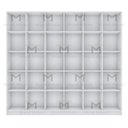 Ver imagem 4 de ARMÁRIO COLMÉIA 30 NICHOS 100%MDF M359.B (LOJA,CLOSET) MUNDI MOVEIS