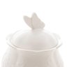 Acucareiro Porcelana New Bone Butterfly Flower 9,5x9,5x13cm - 2