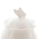 Ver imagem 2 de Acucareiro Porcelana New Bone Butterfly Flower 9,5x9,5x13cm