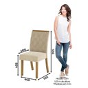 Ver imagem 5 de Conjunto 2 Cadeiras Melissa Nature/Linho - Móveis Henn