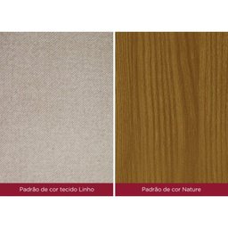 Conjunto 2 Cadeiras Melissa Nature/Linho - Móveis Henn - 6